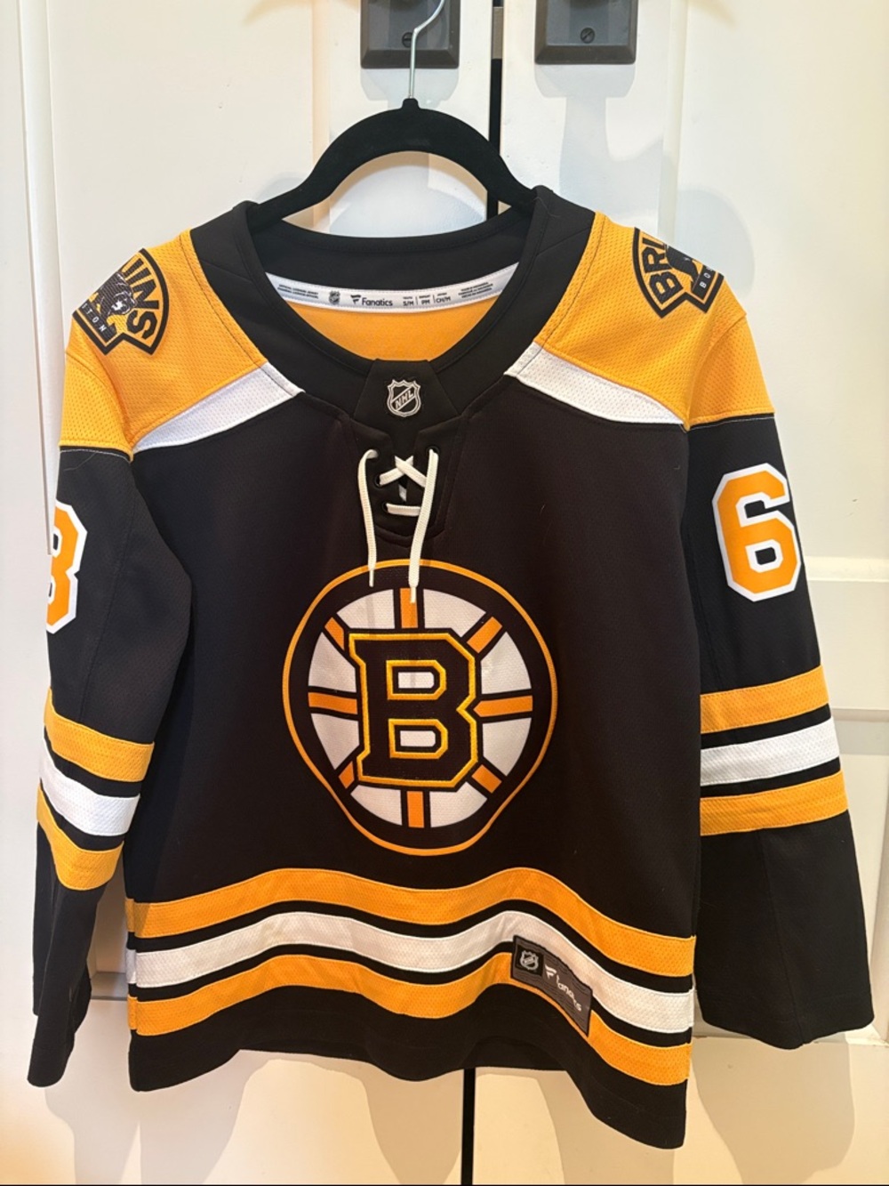 Fanatics Boston Bruins Marchand Black and Gold Hockey Jersey
